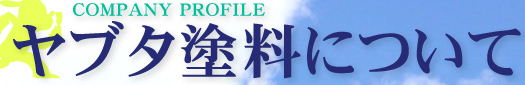 COMPANY PROFILE ヤブタ塗料について