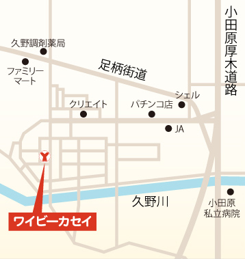 ワイビー化成地図