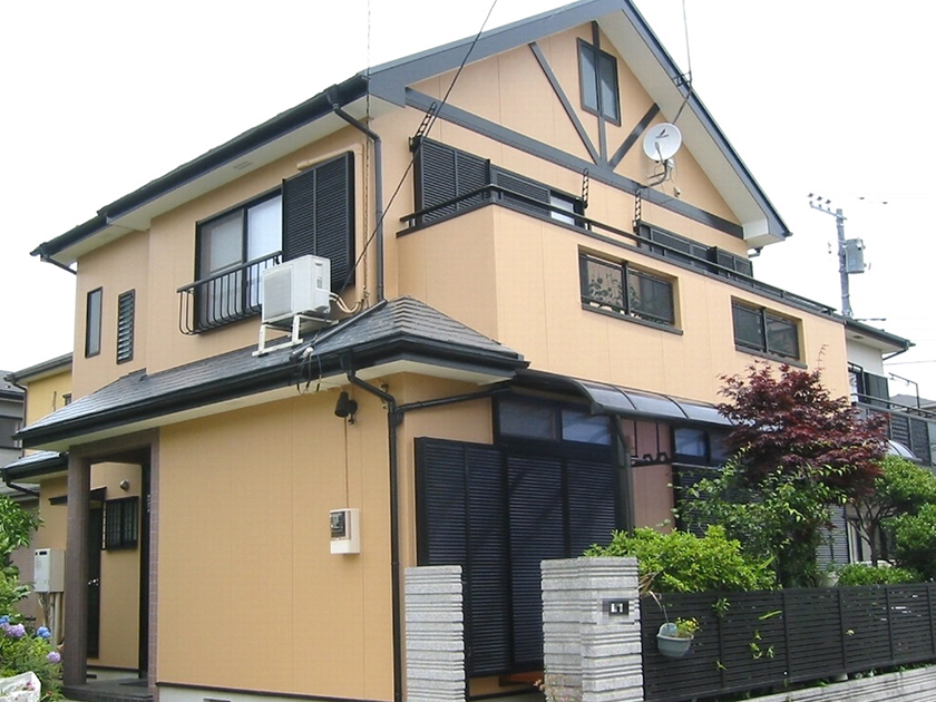 戸建塗装（サイディング）施工例