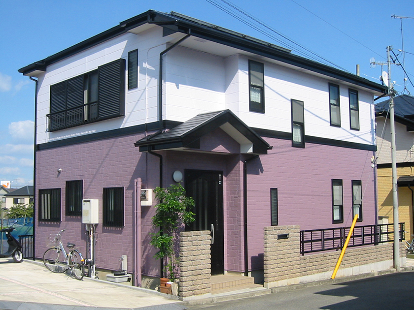 戸建塗装（サイディング）施工例