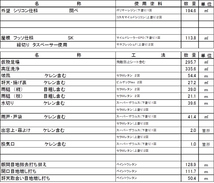施工内容詳細