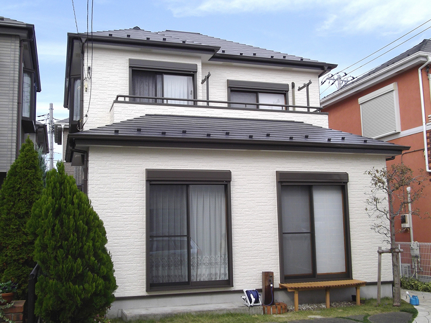 戸建塗装（サイディング）施工例