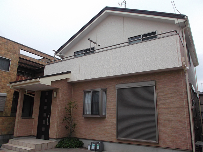 戸建塗装（サイディング）施工例
