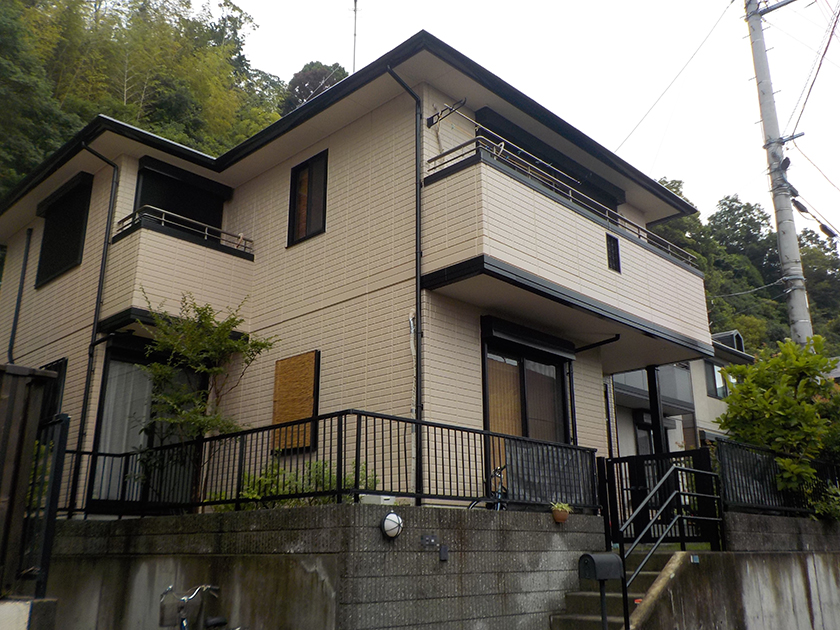 戸建塗装（サイディング）施工例