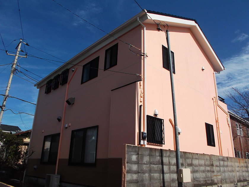 戸建塗装（サイディング）施工例