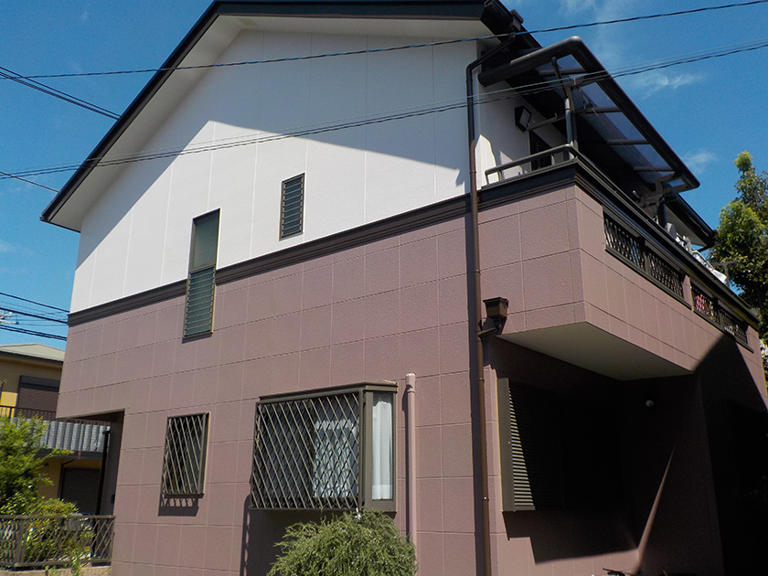 戸建塗装（サイディング）施工例