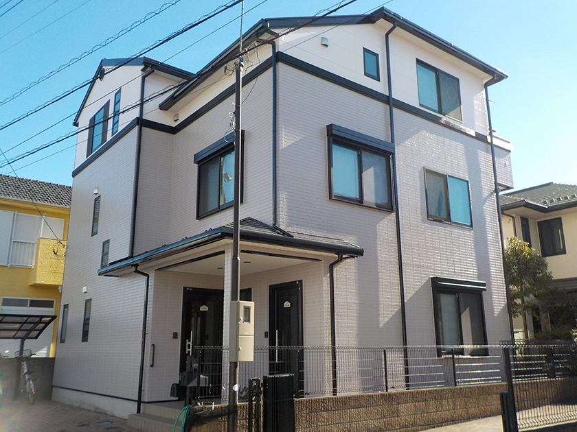 戸建塗装（サイディング）施工例